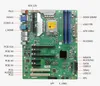 W680 12: e/13: e Core i3/i5/i7/i9 LGA1700 Desktop Server Xeon CPU IPC ATX Motherboard Industrial Mainboard ECC med 6*COM 2*LAN RAID