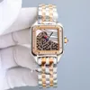 Mulheres Diamond Watch Casual Business Leopard-like Phantom Full Star Shell Dial com Espelho de Safira Conjunto de Mão 3D Diamantes Tridimensionais Mostrar Lady Charm1