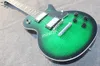 Custom shop slash signature vert tigre flamme LP guitare électrique, une pièce cou Chibson standard guitarra