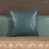 Poduszka światła luksusowy tkanina technologiczna sofa salonu skórzane wodoodporne poduszki duże rzut