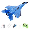 LED RC juguete planeador fácil volar modelo avión al aire libre avión niño juguete electrónico gota 240117