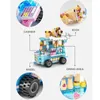 Blocks DIY Artecture Ice Car Store Street View Food Building Blocks Kit Girls Bricks Classic Movie Model Kid Toys For ldrenvaiduryb