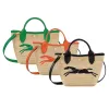Mini splot koszyka słomiana torebka mody projektant torebek crossbody clutch plażowa torba luksusowa z ramię w pasku ramię
