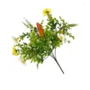 Decoratieve bloemen Happy Easter Day Decor Feestelijk bloemstuk Gesimuleerde tak voor thuisschool en winkeldisplay