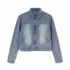 Veste en jean rétro hommes Style américain Vintage lavé court fermeture éclair Cowboy manteau femmes automne printemps Hip Hop Street Bomber vêtements d'extérieur 240117