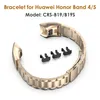 Bracelet réglable en acier inoxydable pour bande 5 4 bracelets avec outil de bracelets de montre en métal solide 240117