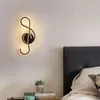 Lámpara de pared moderna y sencilla LED para el hogar, dormitorio, mesita de noche, iluminación interior, luces de fondo, pasillo