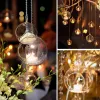 Bougeoir suspendu en verre transparent, Terrariums, bougeoirs pour bougies chauffe-plat, décoration de maison pour fête de mariage LL