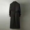 Zakelijke lange trenchcoat voor heren voor lange mannen Lente Herfst Mannelijke windjack met dubbele rij knopen Engelse stijl S-6XL