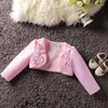 Babykleidung bestickte Jacke Prinzessin Kurzwinkel Babyjacke Hochzeit Kleid Schal Kinderbekleidung 240118