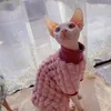 Cat Costumes Hairless Sweater Vest Winter Fashion Thicken Warm Sphynx Clothes Home Comfortable Pet Jackets Jumpsuit For Puppy Kitten