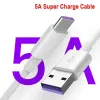 5A Super Fast Quick Charging Cable USB Type C Cable USB-C Charger Cord For Samsung S24 Huawei htc Smart Phone