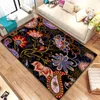 Paisley Flower 3d HD Print Carpet for Living RoomChildrens crawling matChildren Play RoomRugLarge Rug Bedro 240117