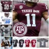 Rotes Texas A M Aggie Fußballtrikot NCAA College Jalen Wydermyer Jake Matthews Cedric Ogbuehi Ryan Tannehill Luke Joeckel Hill Coryatt