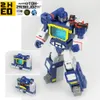 Mini Soundwave With Laserbeak Transformation MFT HS-03 HS03 Soldiers G1 Pocket War Deformation Action Figure Robot Toy Gifts 240117