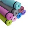 Yogamatten 3 mm/6 mm dicke Yogamatte, rutschfeste Sport-Fitnessmatte, EVA-Komfortschaum-Yogamatte für Übungen, Yoga und Pilates, Gymnastikmatte L240118