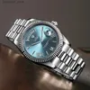 Autres montres CADISEN C8185 ICE-BLUE Cadran Saphir Verre es Hommes Japon MIYOTA-8285 Movt Mécanique Automatique Diver Horloge Q240118