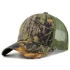 Ball Caps Summer Men's Camouflage Baseball Baseball Trucker Cap Army Green Jungle Wzór dżungli