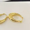 Stud Oval Hoops Luxury Gold Earrings For Women Designer Jewelry Luxury C Hoops Womens Big Circle Earrings OL Style Jewelry