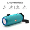 Haut-parleurs bibliothèque TG537 haut-parleur Bluetooth Portable barre de son sans fil LED 1200mAh étanche double colonne de basse Boombox AUX TF BT haut-parleur USB