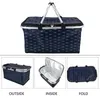 Dinnerware Cooler Box Picnic Insulation Bag Outdoor Basket Drinks Reusable Portable Pearl Cotton Simple The Tote