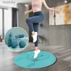 Yoga Mats Anti-Noise Jump Rope Mat + Cordless Jump Rope Shock Absorbing Anti-slip Yoga Mat Home Gym Jump Rope Fat Loss SetL240119