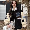 COZOK Hiphop Goth Varsity Bomber Cyber Y2k Giacca da donna Primavera Baseball Jaket Streetwear Techwear Cardigan per donna 240117