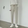 Hommes costume Pantalon mince mode coréenne décontracté classique Blazer Vintage bureau Pantalon Homme élégant hommes Pantalon formel 240117