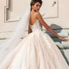 Modern Organza Tulle Wedding Dress Elegant Sweetheart Simple Ivory Backless For Women Robe de Mariee Brid Ball Gowns YD 328 328