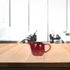 Yemek takımı setleri seramik süt fincanı espresso ss aromalı krema konsantresi dağıtıcı seramikler kahve sürahi