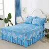 Tafelrok 2024 Lace World bedrukt bed met matrasbeschermers voor thuis textiel beddengoed