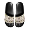 Slippers Dier Haan Patroon Mode Buiten Binnen Voor Zomer Volwassenen Dames Thuis Badkamer Slippers Flats Ademende sandalen