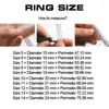 Wedding Rings 2024 High-Quality 16 Style Spinner Rotatable Chain Stress Relief For Men Women Band Finger Fashion Jewelry Gift