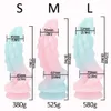 Lindo Suave Luminoso Consolador Silicona Enorme Anal Butt Plug Dragón Vagina Masturbación Ventosa Adultos Juguetes Sexuales para Hombre Mujer Pareja 240117