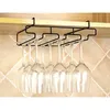 Kitchen Storage Wine Glass Holder - Stemware Rack Under Cabinet 304 Stainless Steel Hanger Shelf Hanging