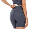 Calças de ioga Lu alinhado leggings shorts femininos feminino feminino correndo rua de verão shorts de malha de malha parecem nus fora da cintura alta respirável venda quente