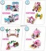 Blocs Kit de construction de château de princesse jouets 573 pièces jouets de construction 25-en-1 apprentissage briques de construction créatives château rose Playset Toysvaiduryb