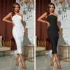 Vestidos casuais mulheres sexy estilo longo bodycon moda bandagem vestido rayon elegante sem costas sem mangas celebridade festa de noite