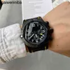 Breitlinx Men Muti-Function Famous Chronograph AAAAA titta på rostfritt märke stål digital svart urtavla lyxklockor sportklocka n3ie