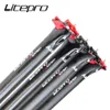 Postes Litepro A65 tige de selle intégrée en Fiber de carbone vélo pliant 31.8 33.9*580mm Tube de selle 412 Bmx tige de selle de vélo 34.9 m pour Birdy