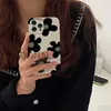 Mobiele telefoon hoesjes Cool Art Flower Khaki Telefoonhoesje voor iPhone 13 14 Pro Max 11 12 Mini 7 8 Plus X XS Max XR Mode Schokbestendig Zacht TPU Achterkant J240118