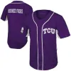 لعبة البيسبول مخصصة TCU Horned Frogs Baseball Jersey 9 Conner Shepherd 3 Austin Henry 4 Kurtis Byrne 18 Bobby Goodloe 7 Rhett Maynard 4