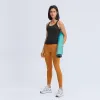 Gilet de Yoga sans manches T-Shirt Lu-129 couleurs unies femmes mode réservoirs de Yoga en plein air sport course hauts de sport vêtements 64