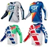 Foxx camisetas de manga longa de rendição rápida verão respirável cross-country motocicleta terno de corrida roupas de secagem rápida