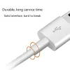 Câble de chargement rapide ultra rapide 5A, câble USB Type C, cordon de chargeur USB-C pour téléphone intelligent Samsung S24 Huawei htc