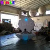 4mW (13.2ft) With blower wholesale Advertising Promotion inflatable sea shell with LED lights clam giant Mermaid stage dance parade decoration