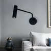 Wall Lamp Mounted Modern Luxury Led Flexible Hose Adjustable Reading Lamps For El