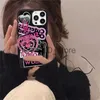 Étuis de téléphone portable Coréen mignon chiot amour coeur pendentif Y2k étui de téléphone pour iPhone 14 13 12 11 Pro Max X XR 7 8 Plus SE3 couverture souple antichoc Funda J240118