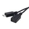 Cabo adaptador micro usb para usb 2.0 otg com alimentação micro usb para-amazon fire tv celular tablet pc smartphone ll