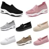 GAI 2024 hiver femmes chaussures randonnée course doux chaussures plates décontractées polyvalent noir blanc rose baskets légères fond épais grande taille 36-41